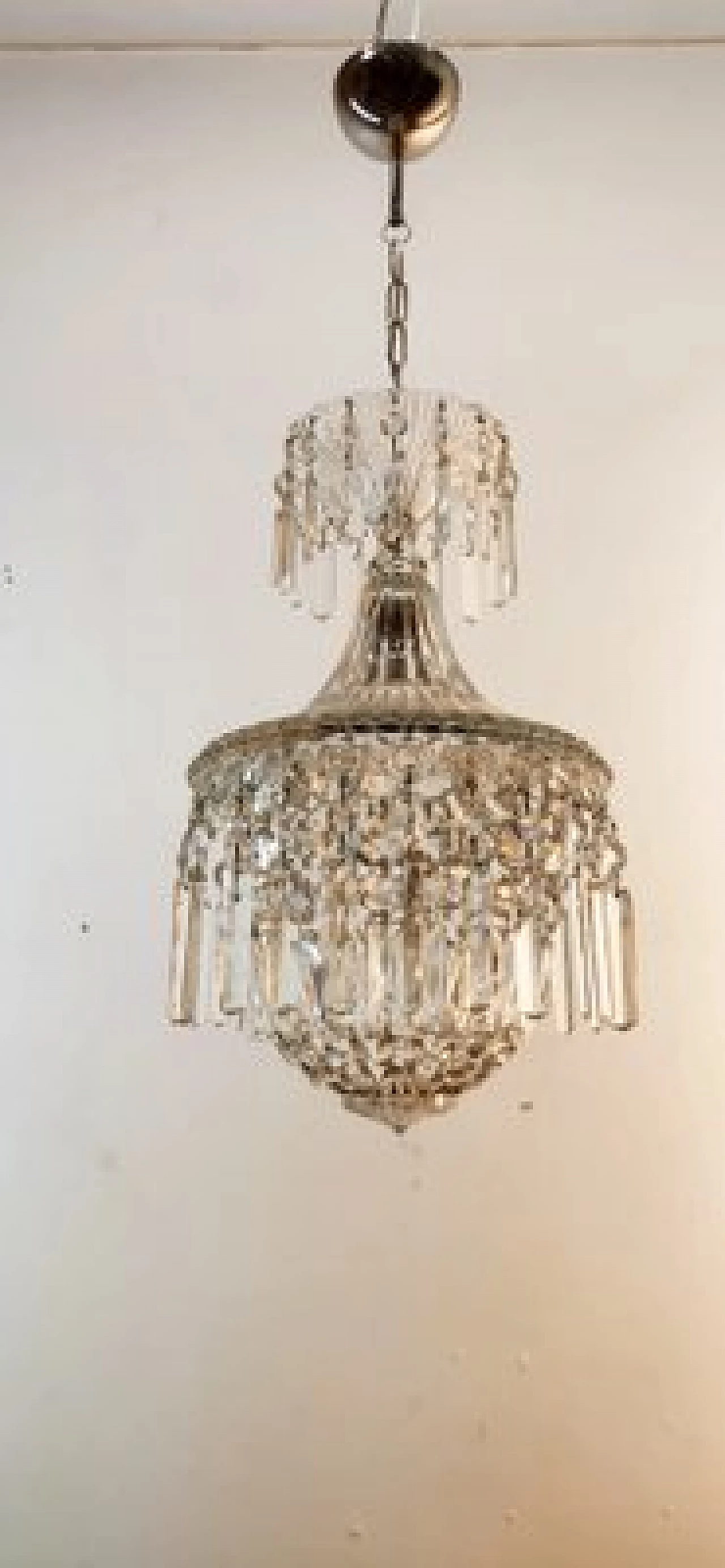 Crystal chandelier, 1950s 11