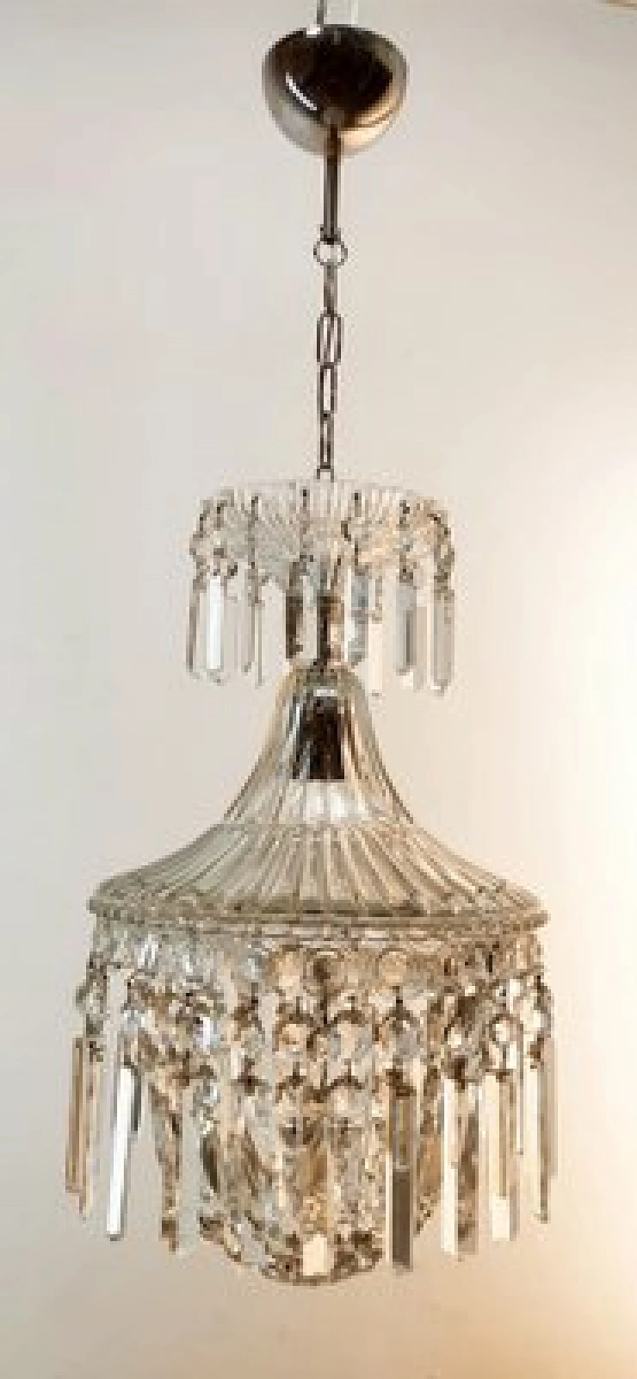 Crystal chandelier, 1950s 13