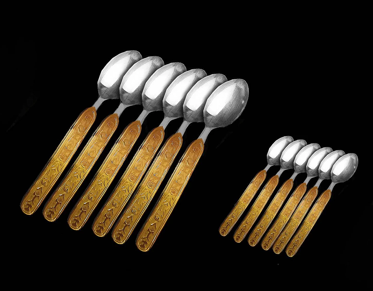 GUSTO CASA - Servizio posate in acciaio inox Lucido 24 pezzi Dakotah S – On Line Happy Casa Store