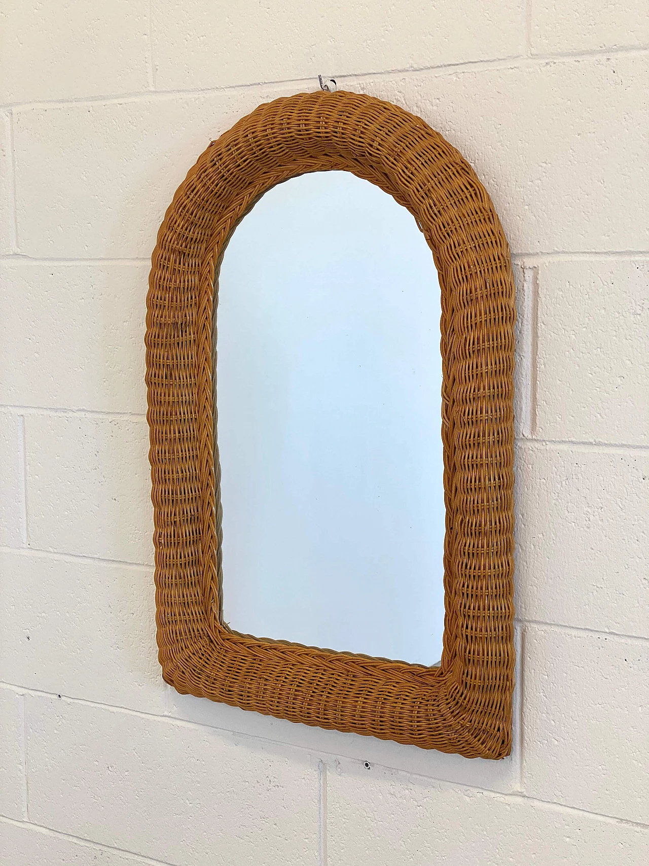 Specchiera in vimini, anni '70 4