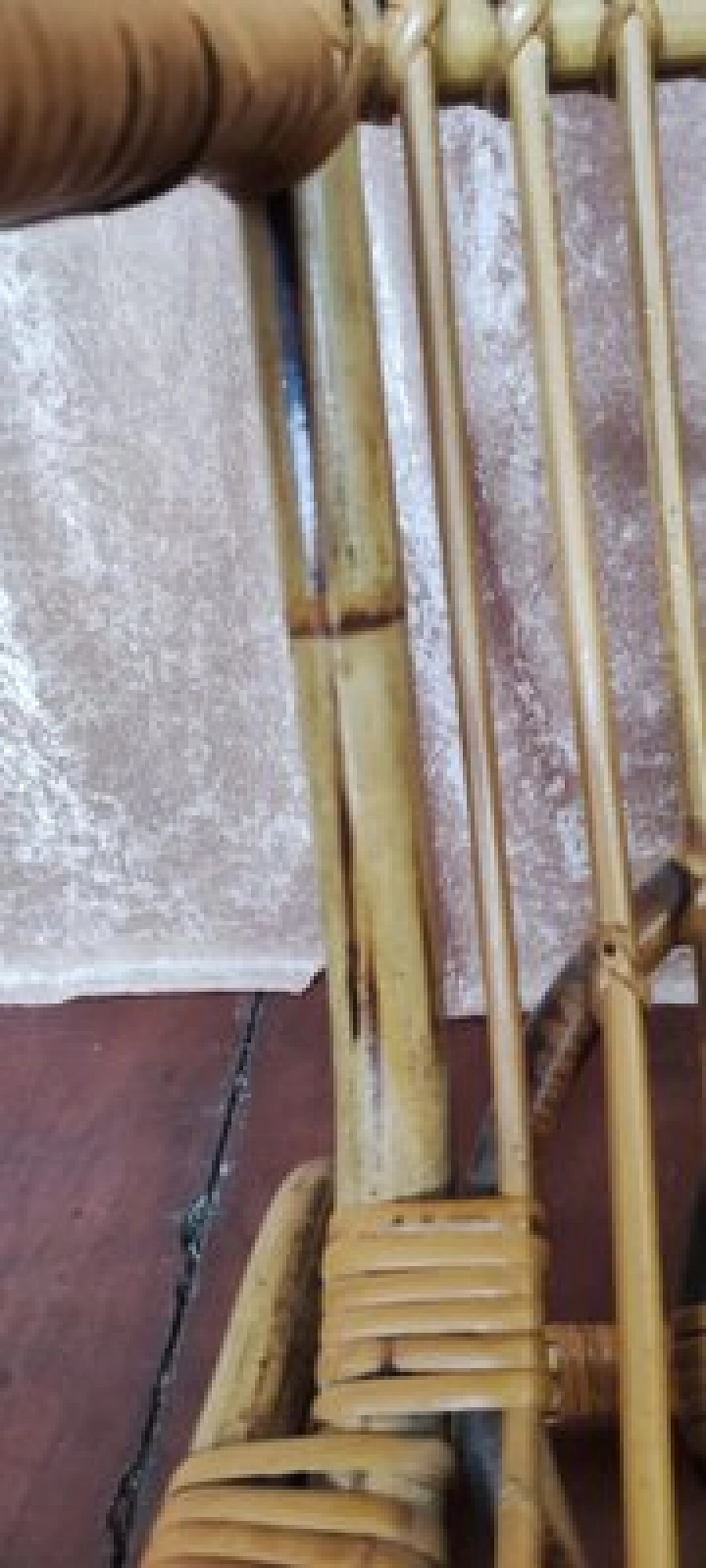 Coppia di poltrone in vimini, anni '70 18