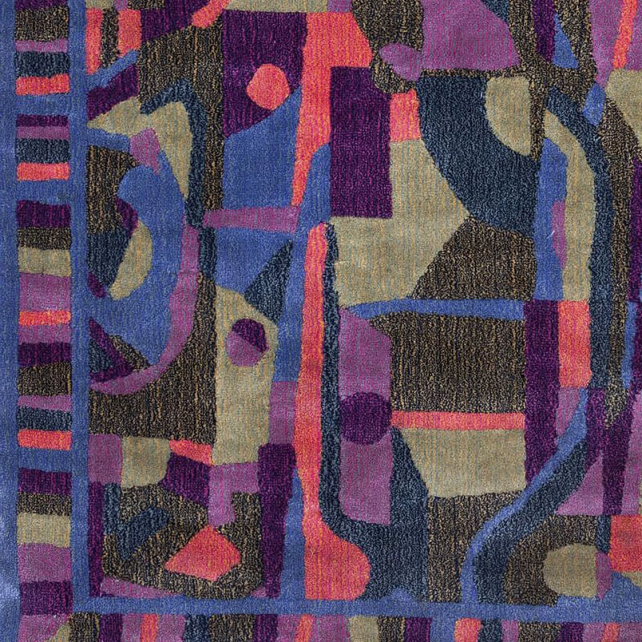 Pure wool carpet by Giorgetto Giugiaro for Paracchi, 1990s 6