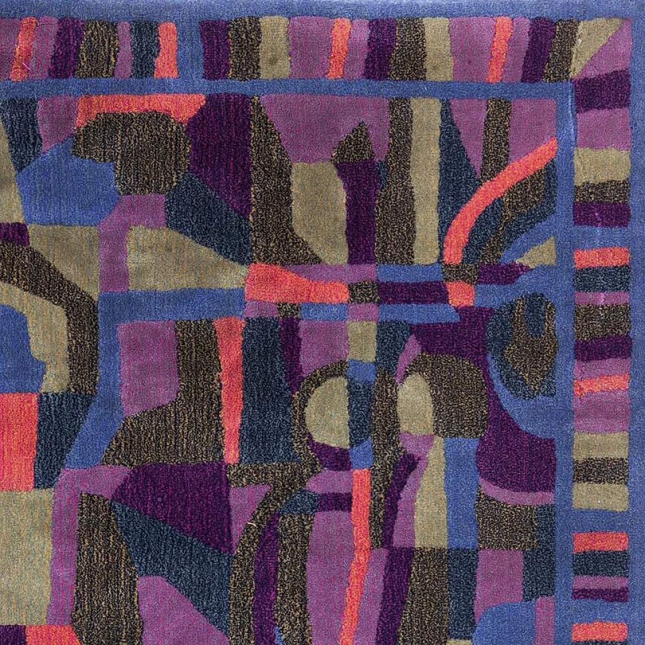 Pure wool carpet by Giorgetto Giugiaro for Paracchi, 1990s 8