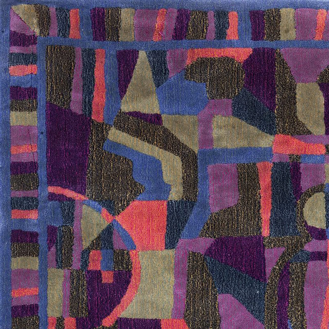 Pure wool carpet by Giorgetto Giugiaro for Paracchi, 1990s 9