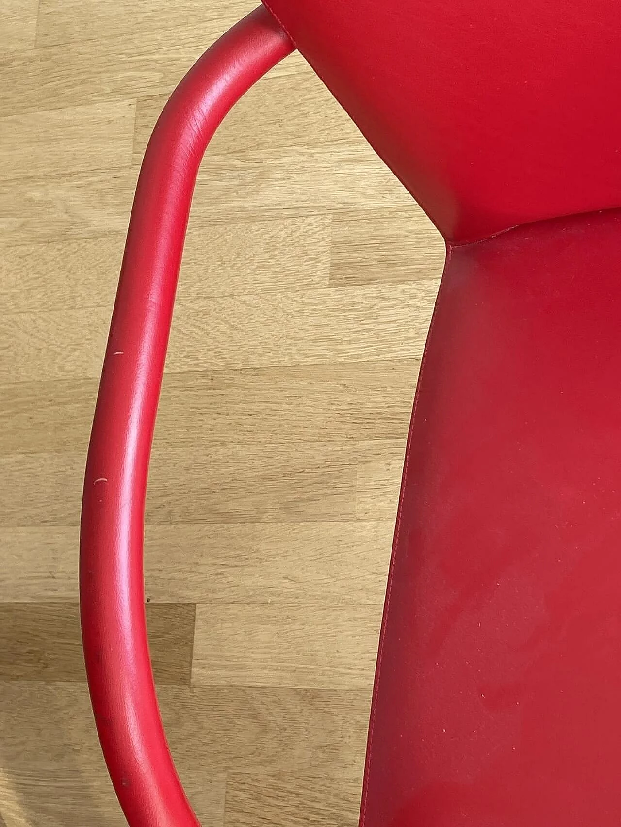 6 Sedie Vittoria rosse di Poltrona Frau, 2001 9