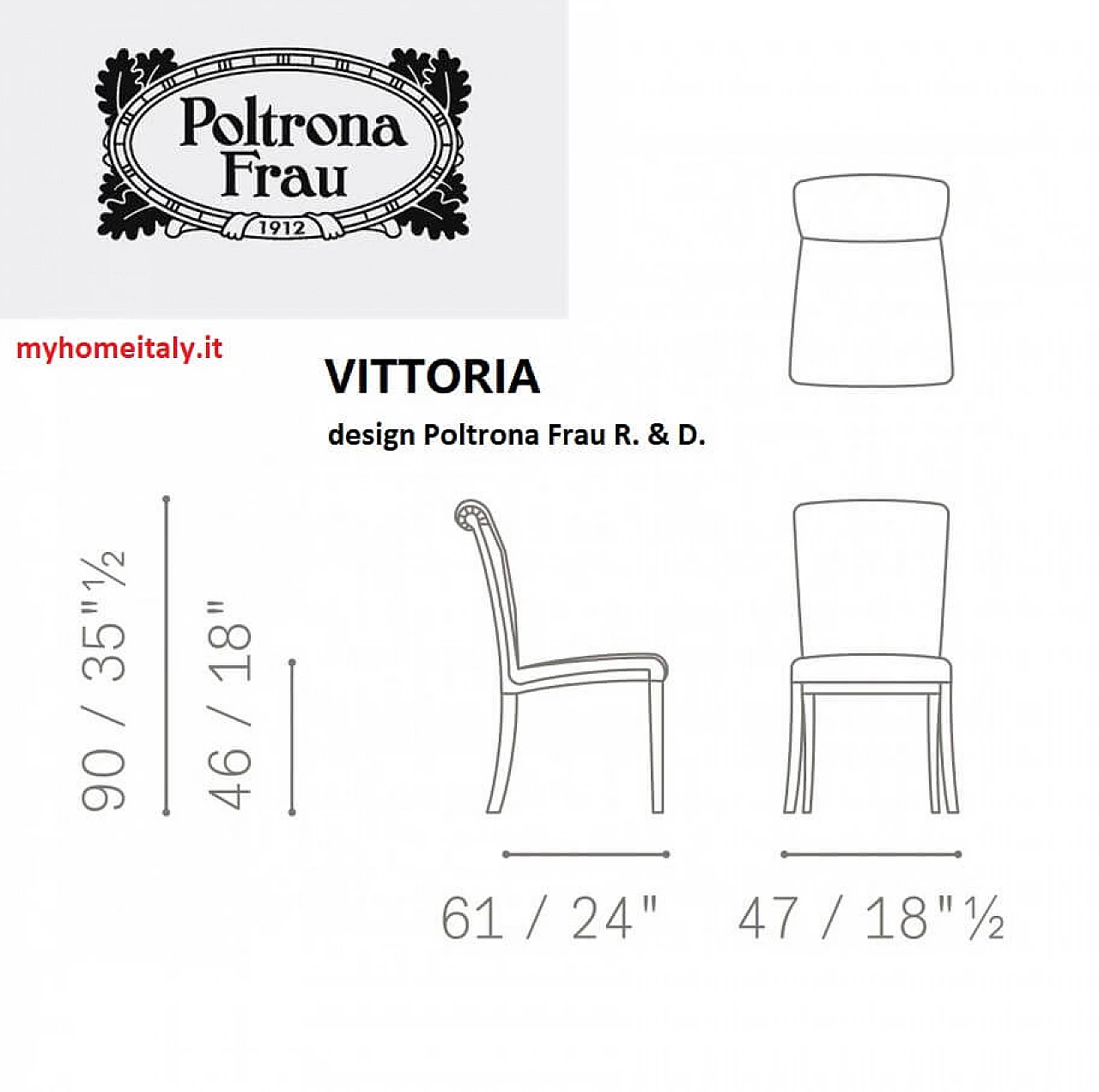 6 Sedie Vittoria rosse di Poltrona Frau, 2001 11