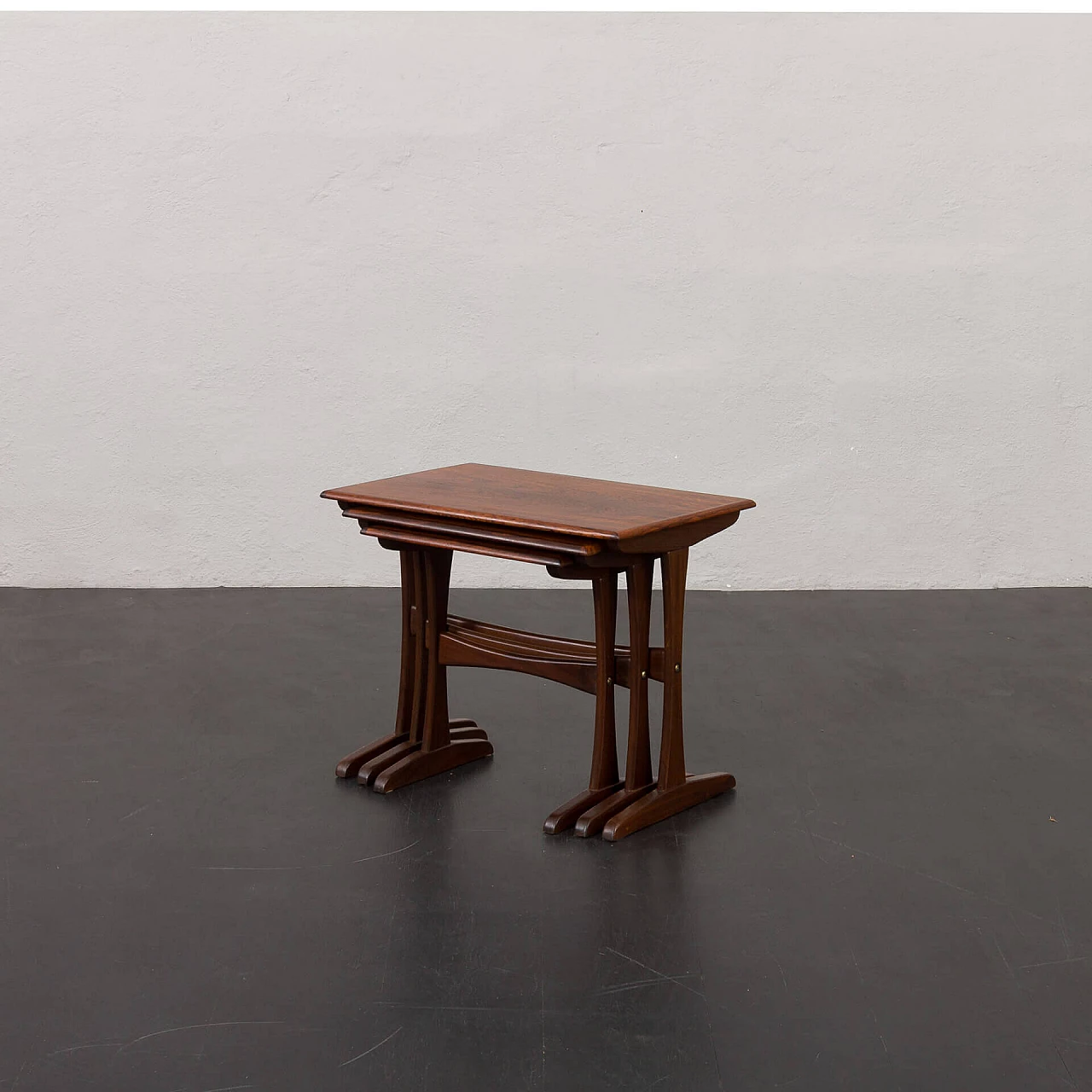 3 Tavolini a nido di Kai Kristiansen per Vildbjerg Möbelfabrik, anni '60 1