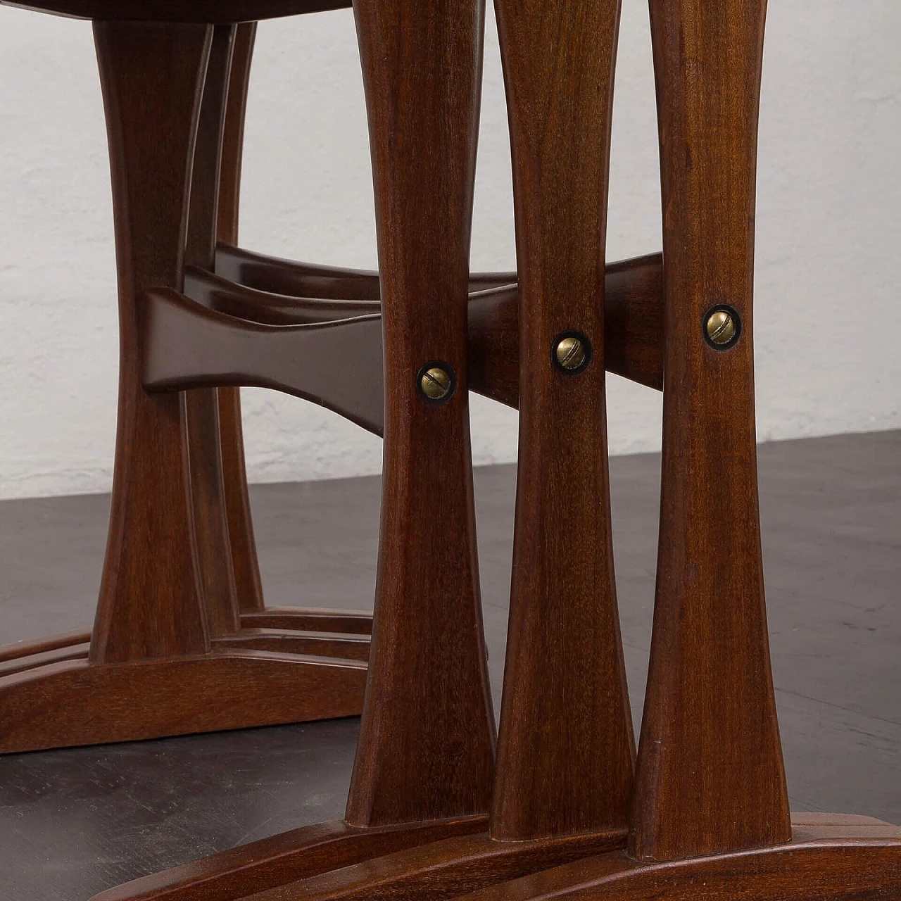 3 Nesting tables by Kai Kristiansen for Vildbjerg Möbelfabrik, 1960s 8