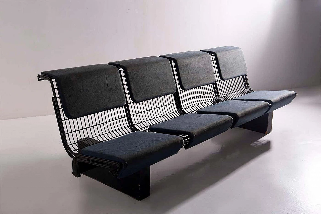 Bench with seating by Osvaldo Borsani for Tecno, 1980s 2