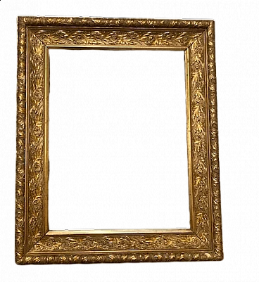 Gold-leaf gilded pastiglia frame, 19th century