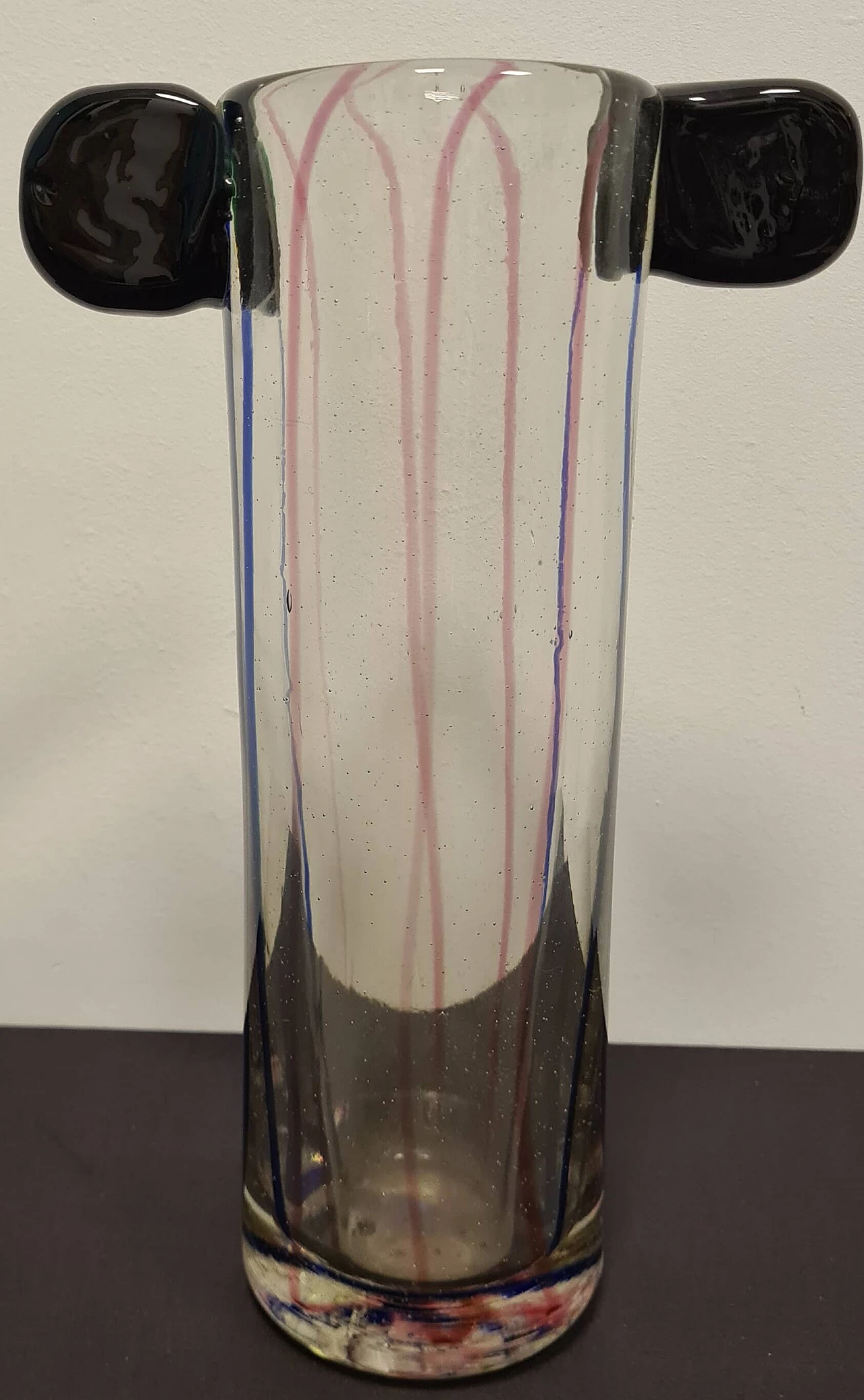 Glass vase by Adriano Tuninetto, 1990s 3