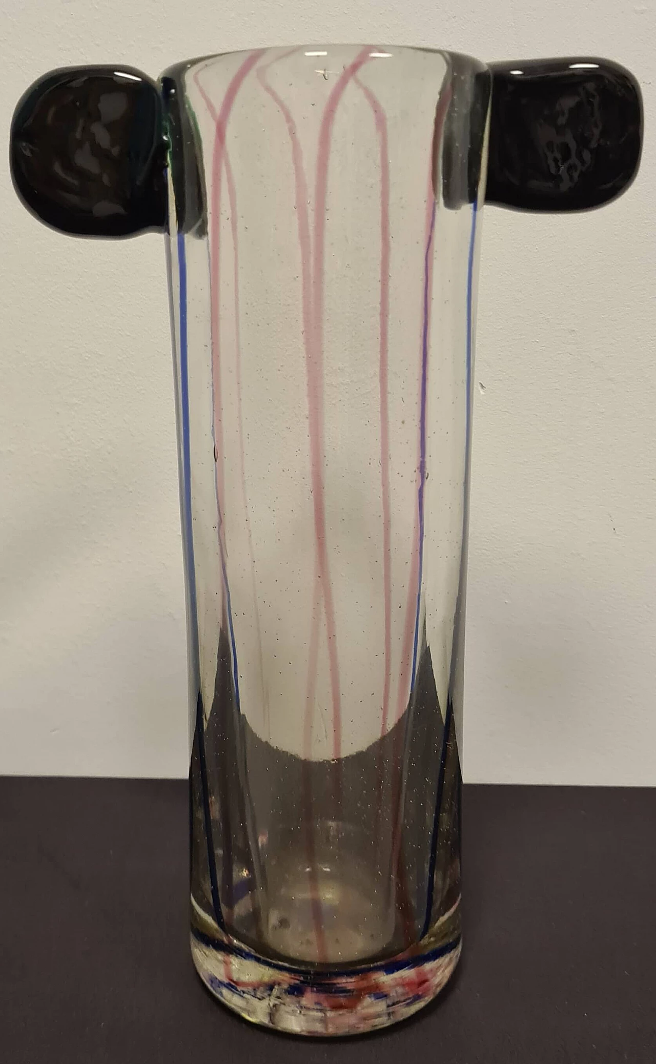 Glass vase by Adriano Tuninetto, 1990s 4
