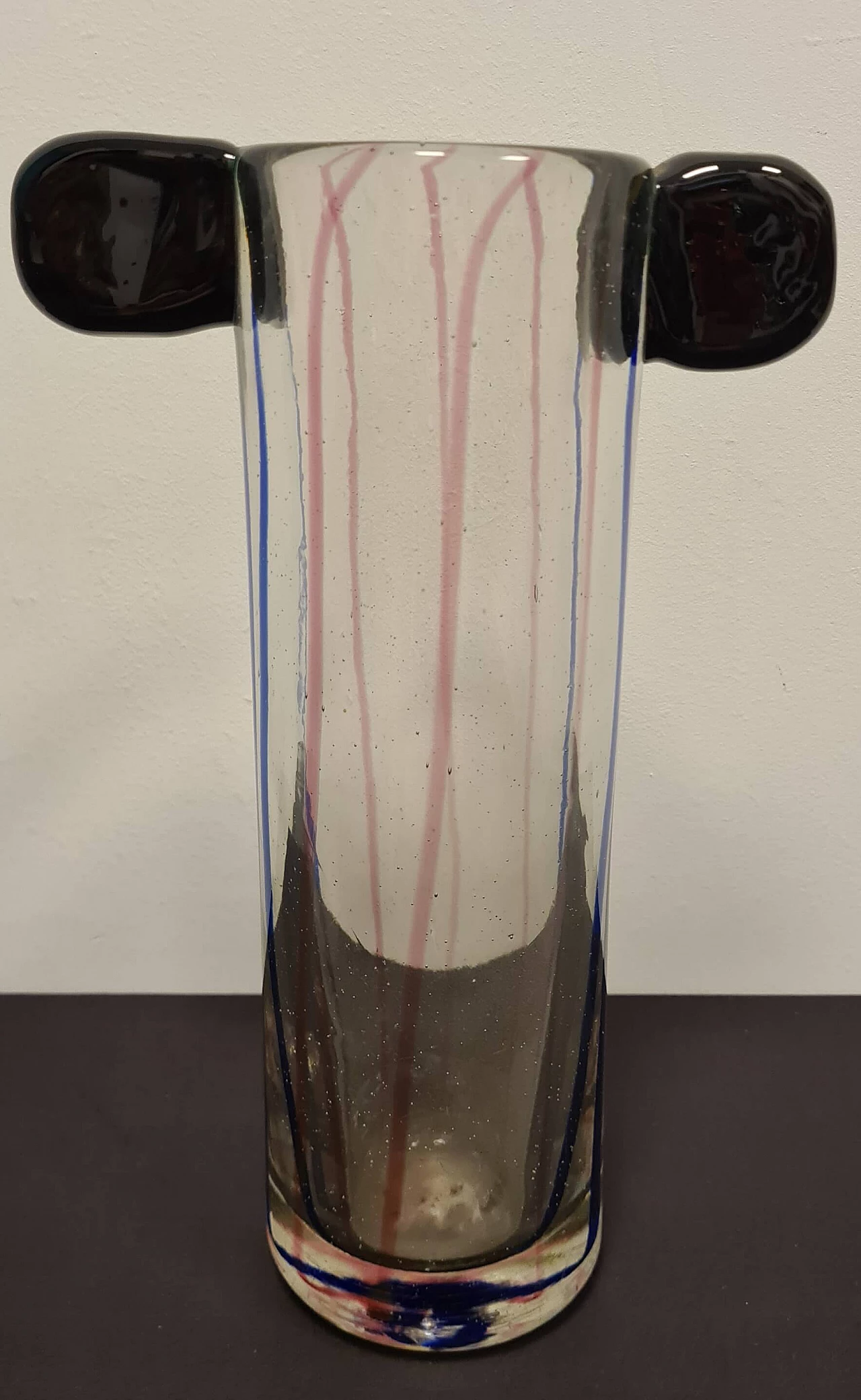 Glass vase by Adriano Tuninetto, 1990s 7