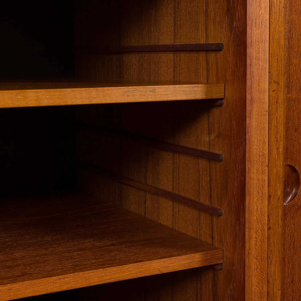 Danish 2-compartment teak wall cabinet by Poul Cadovius for Cado, 1960s 22