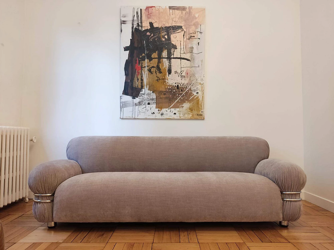 Three-seater sofa - space age 1970s 1