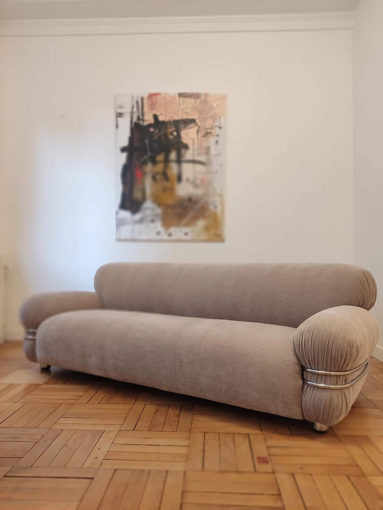 Three-seater sofa - space age 1970s 2