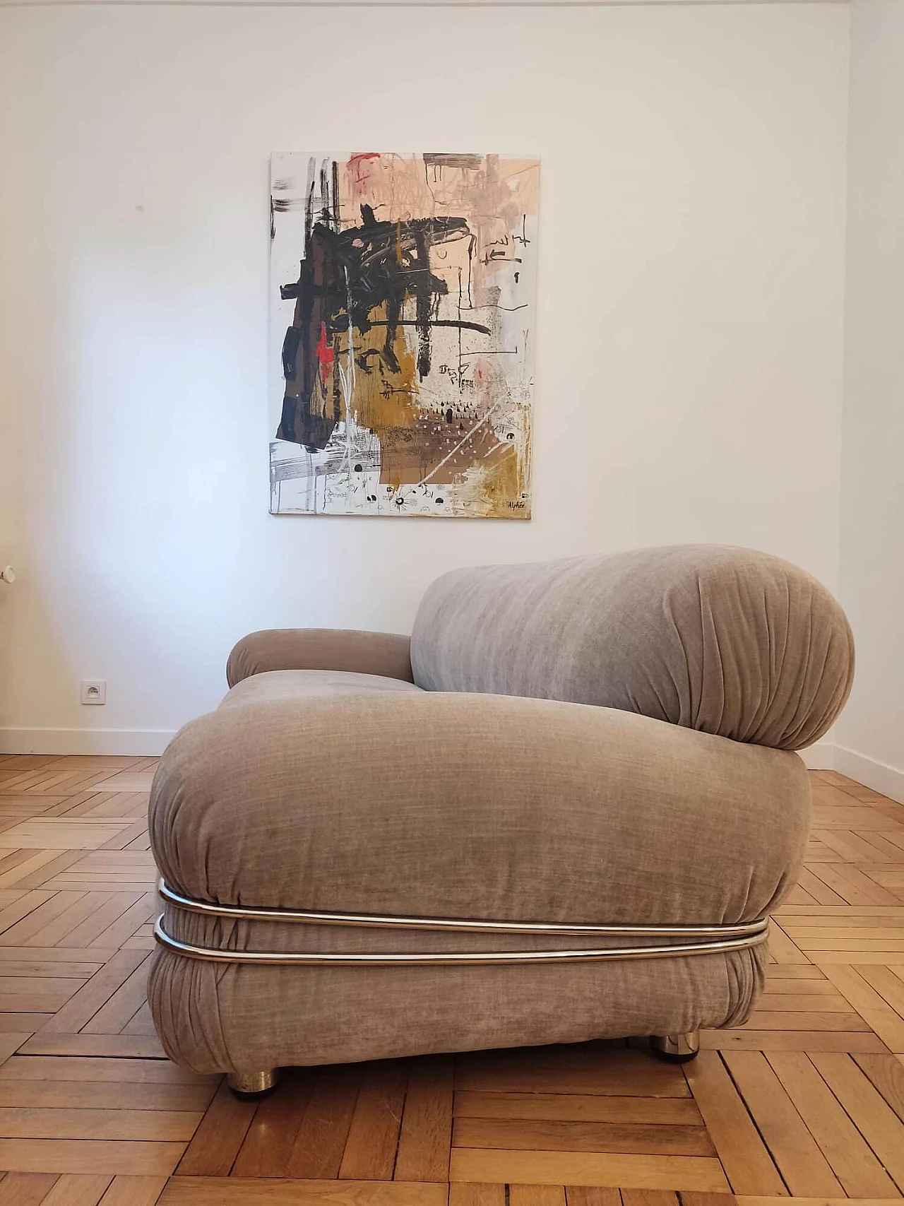 Three-seater sofa - space age 1970s 3