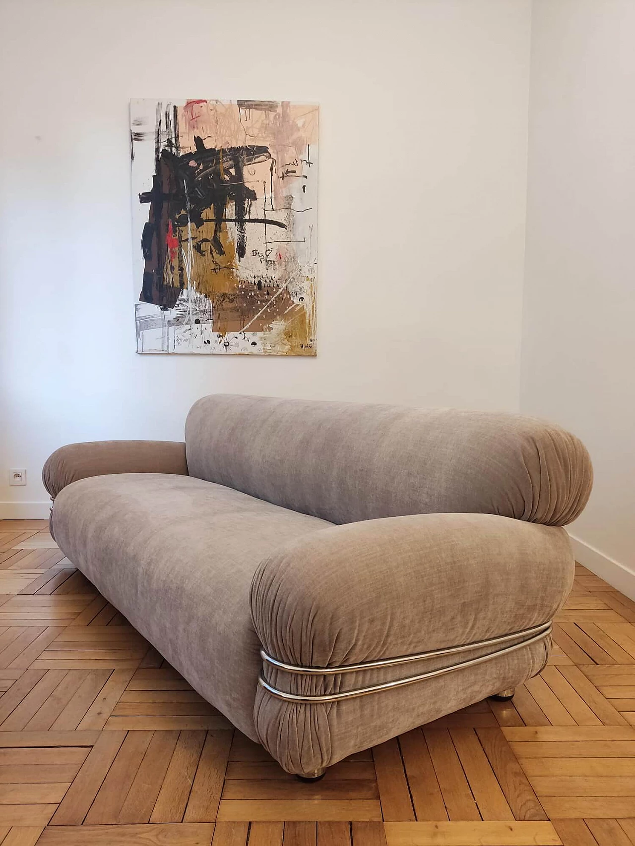 Three-seater sofa - space age 1970s 4