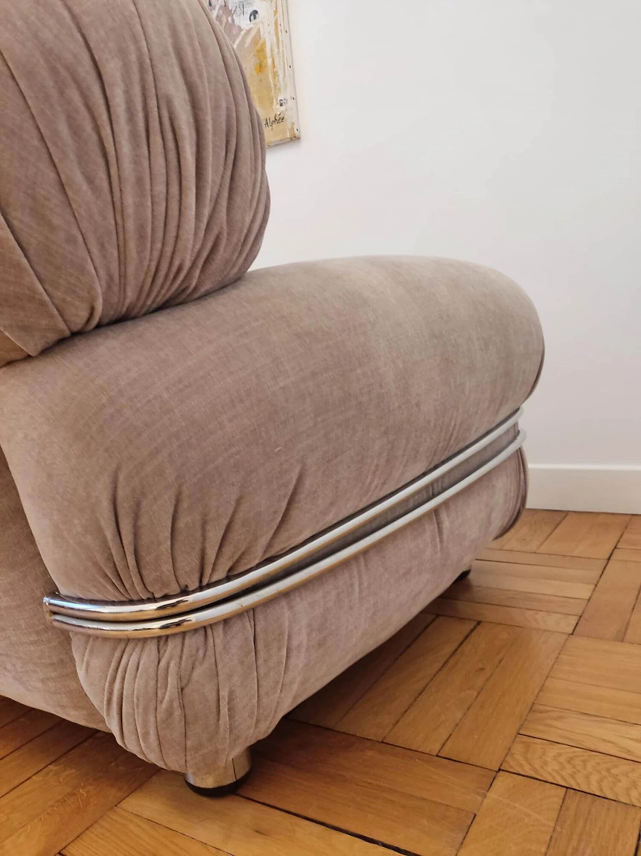 Three-seater sofa - space age 1970s 6