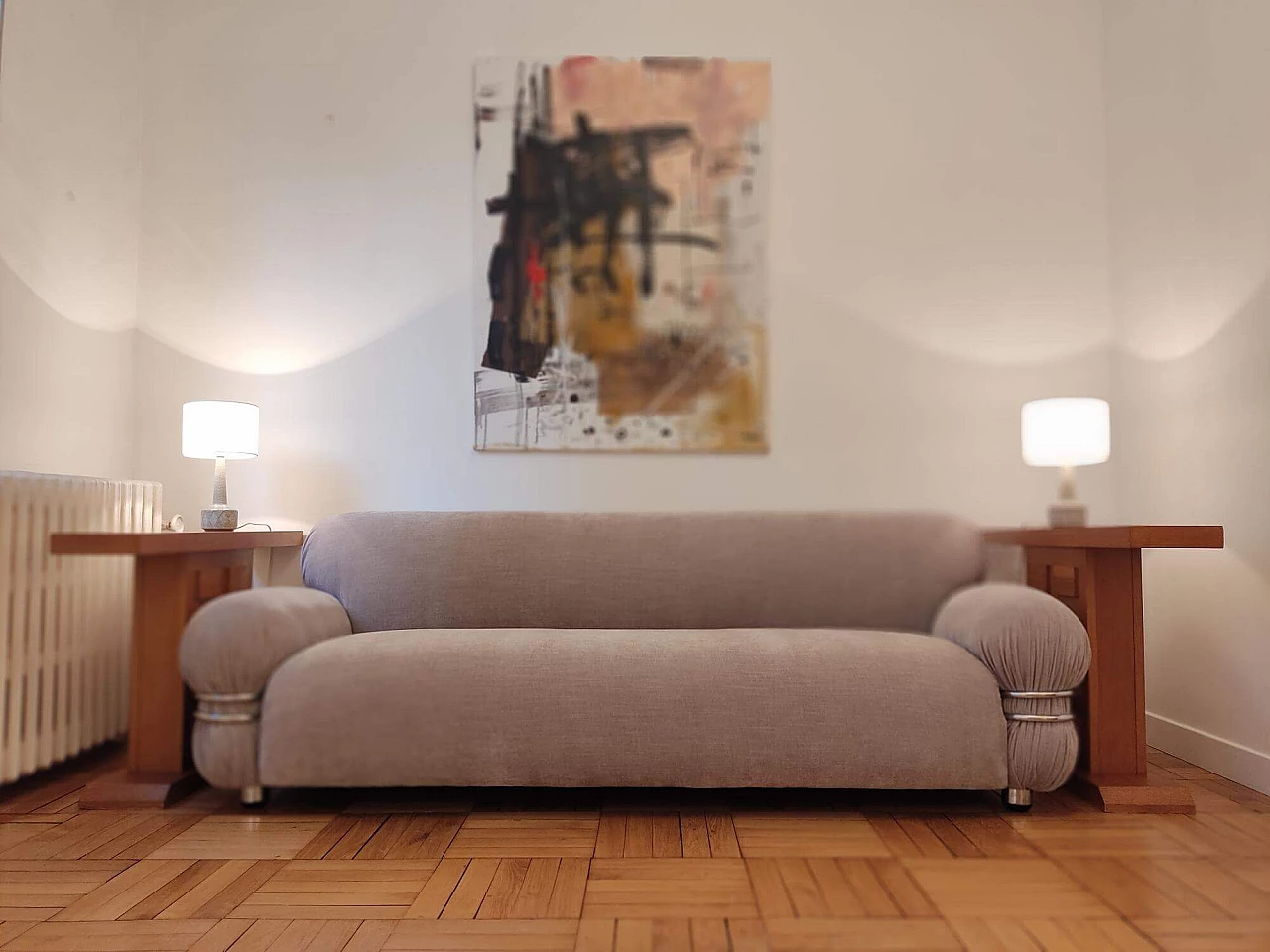 Three-seater sofa - space age 1970s 9