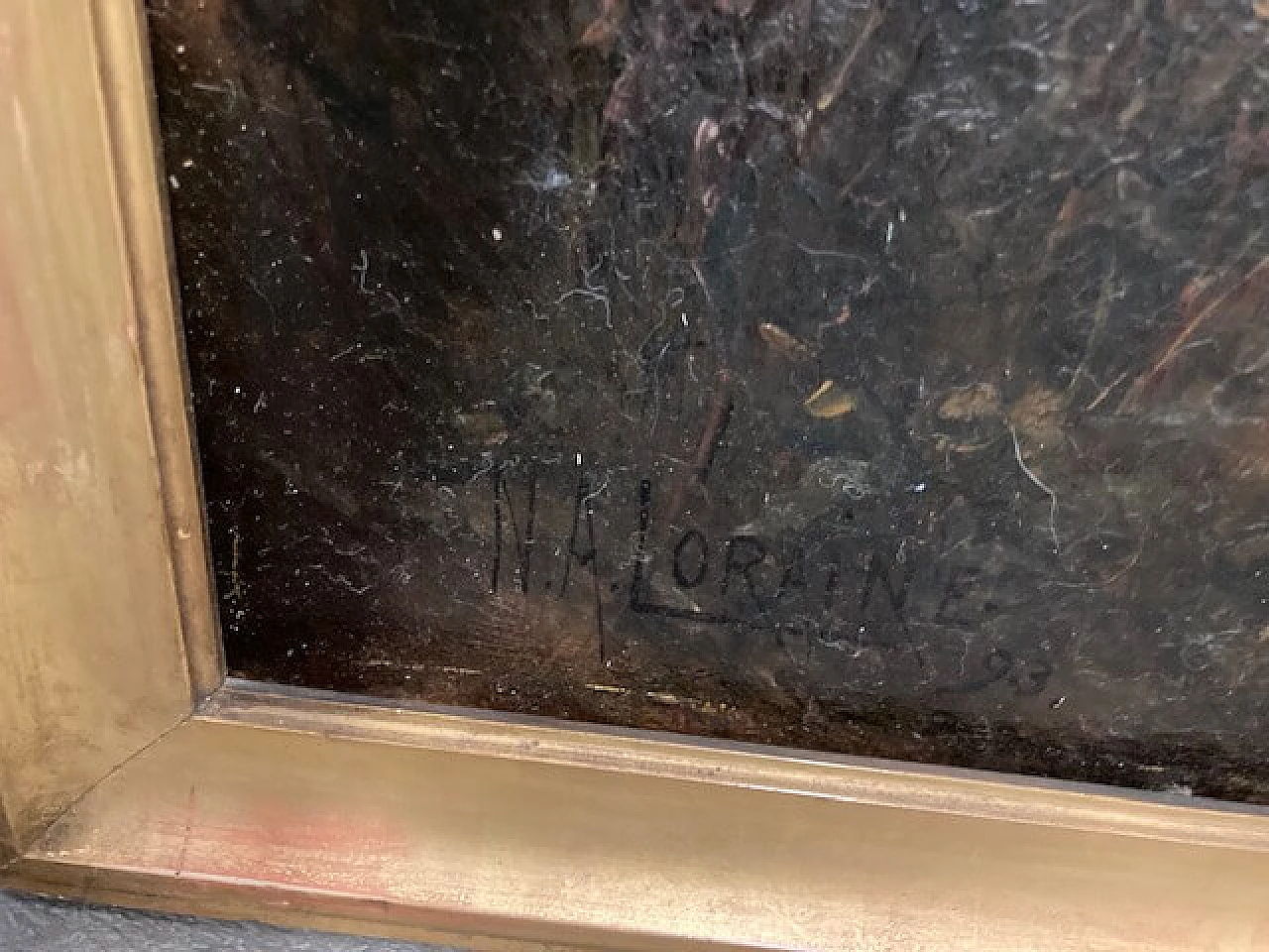 Loraine Nevison Arthur, Paesaggio con cavalli, olio su tela, 1893 10