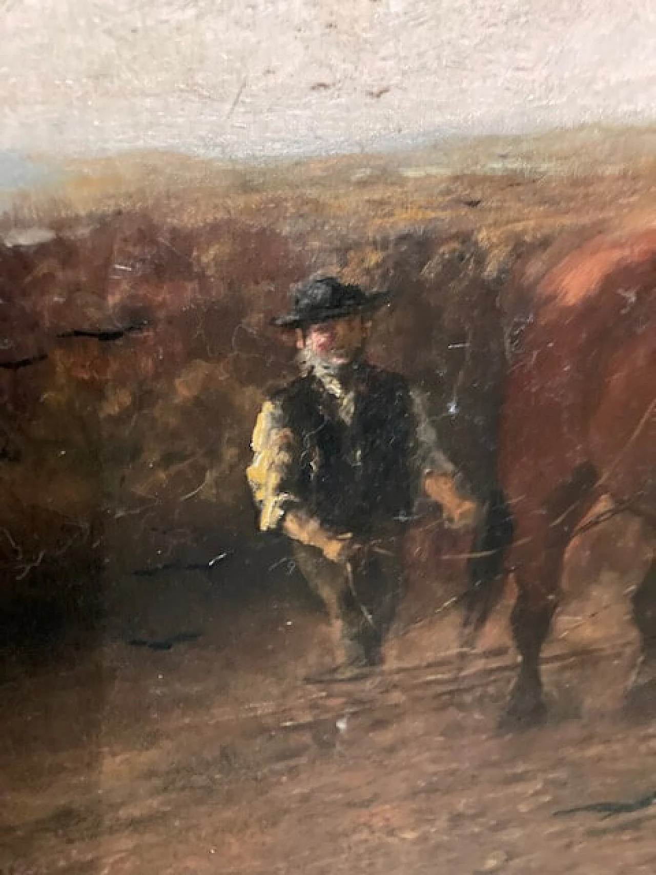 Loraine Nevison Arthur, Paesaggio con cavalli, olio su tela, 1893 11