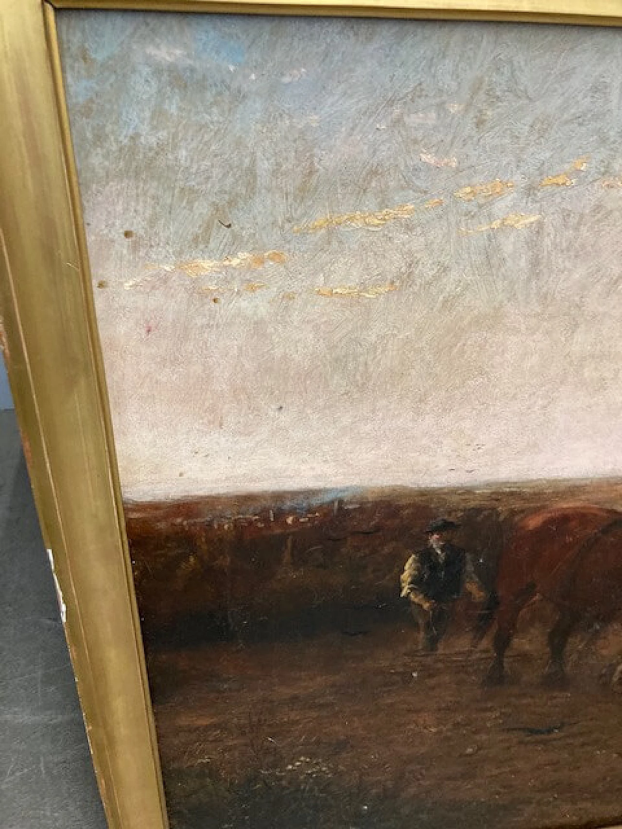 Loraine Nevison Arthur, Paesaggio con cavalli, olio su tela, 1893 12