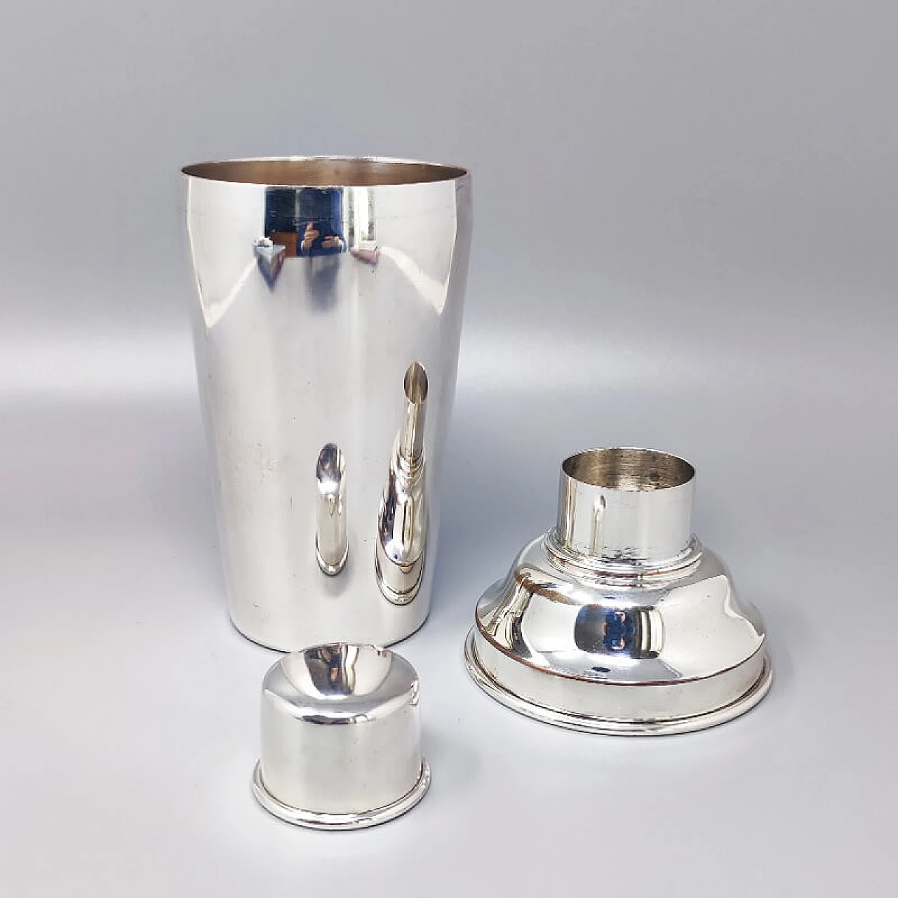 P.H.V. stainless steel cocktail shaker, 1960s 3