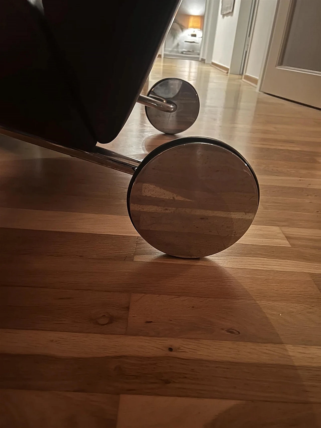 Brown leather Zyklus armchair by Peter Maly for COR, 1980 5