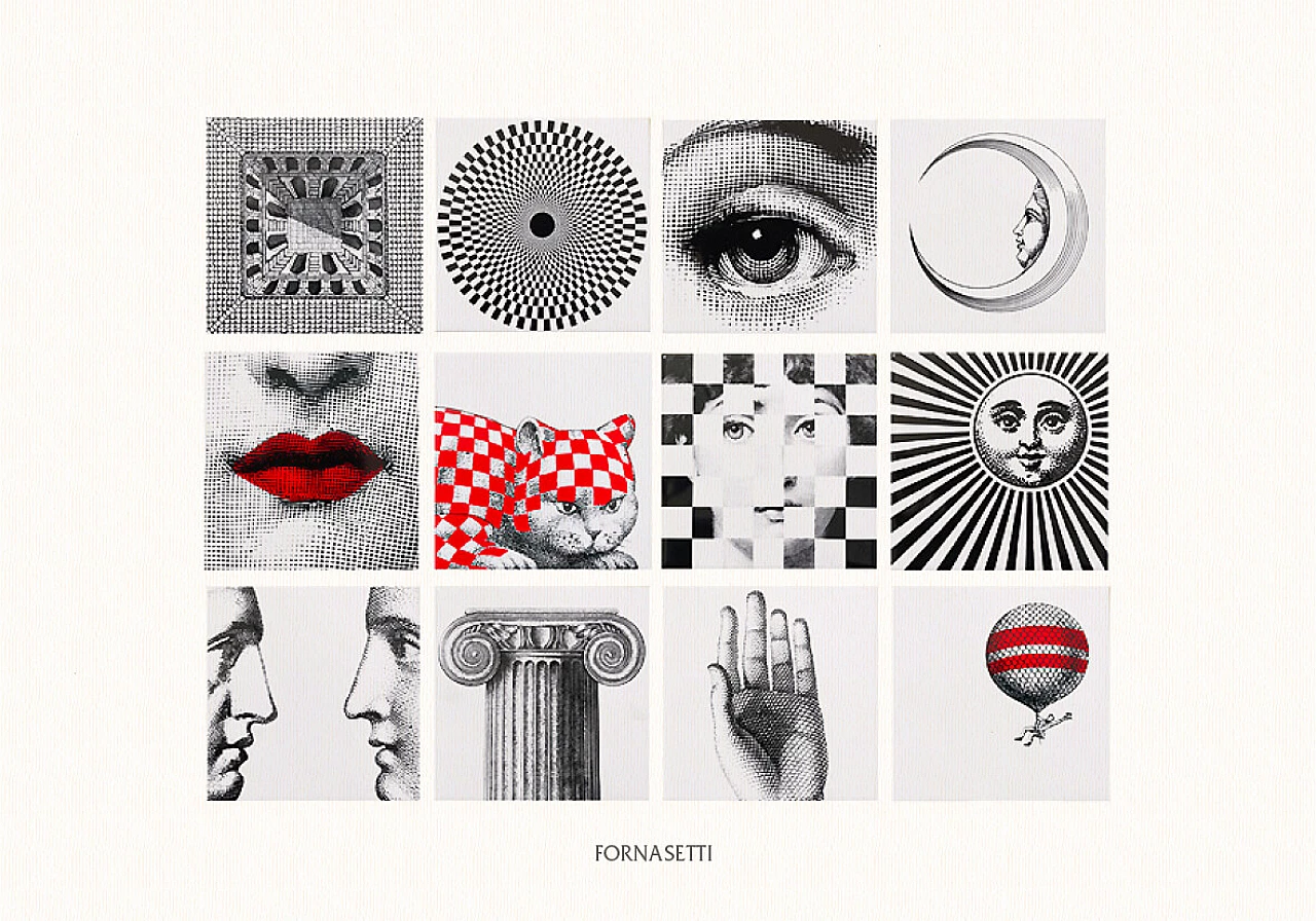 28 Stampe Tema e Variazioni di Piero Fornasetti 14