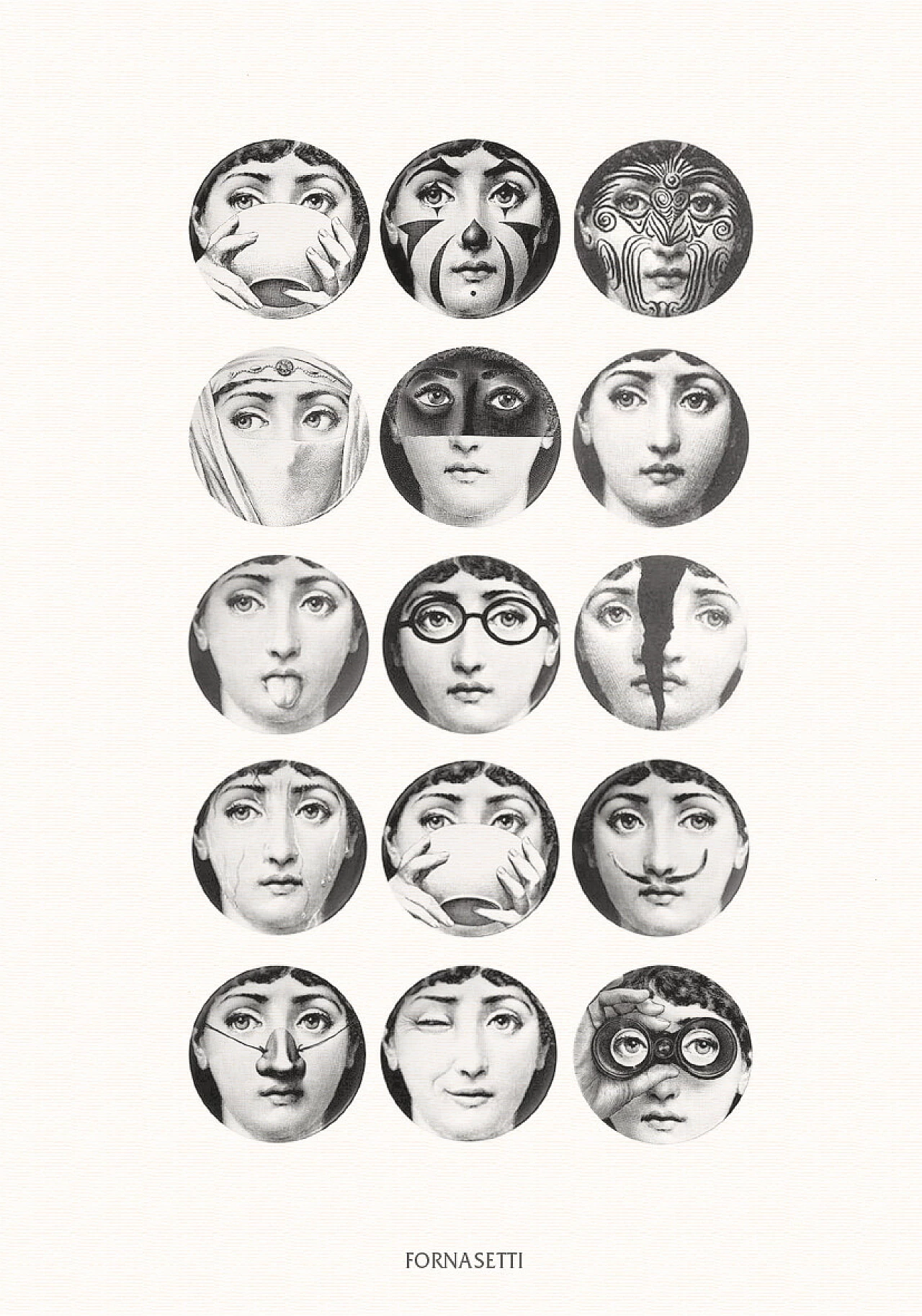 28 Stampe Tema e Variazioni di Piero Fornasetti 34