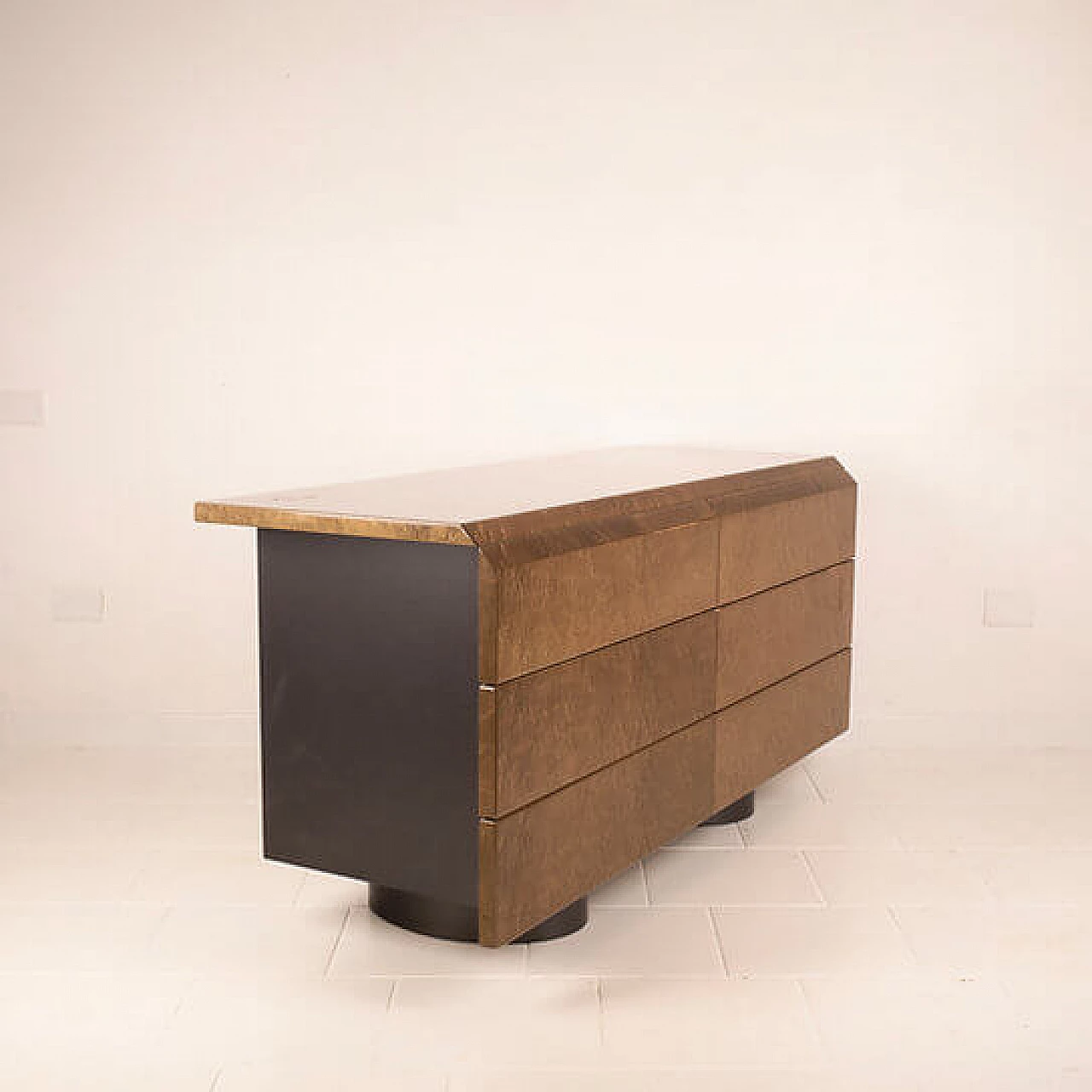 Lenox chest of drawers by Giovanni Offredi for Saporiti Italia, 1980s 1