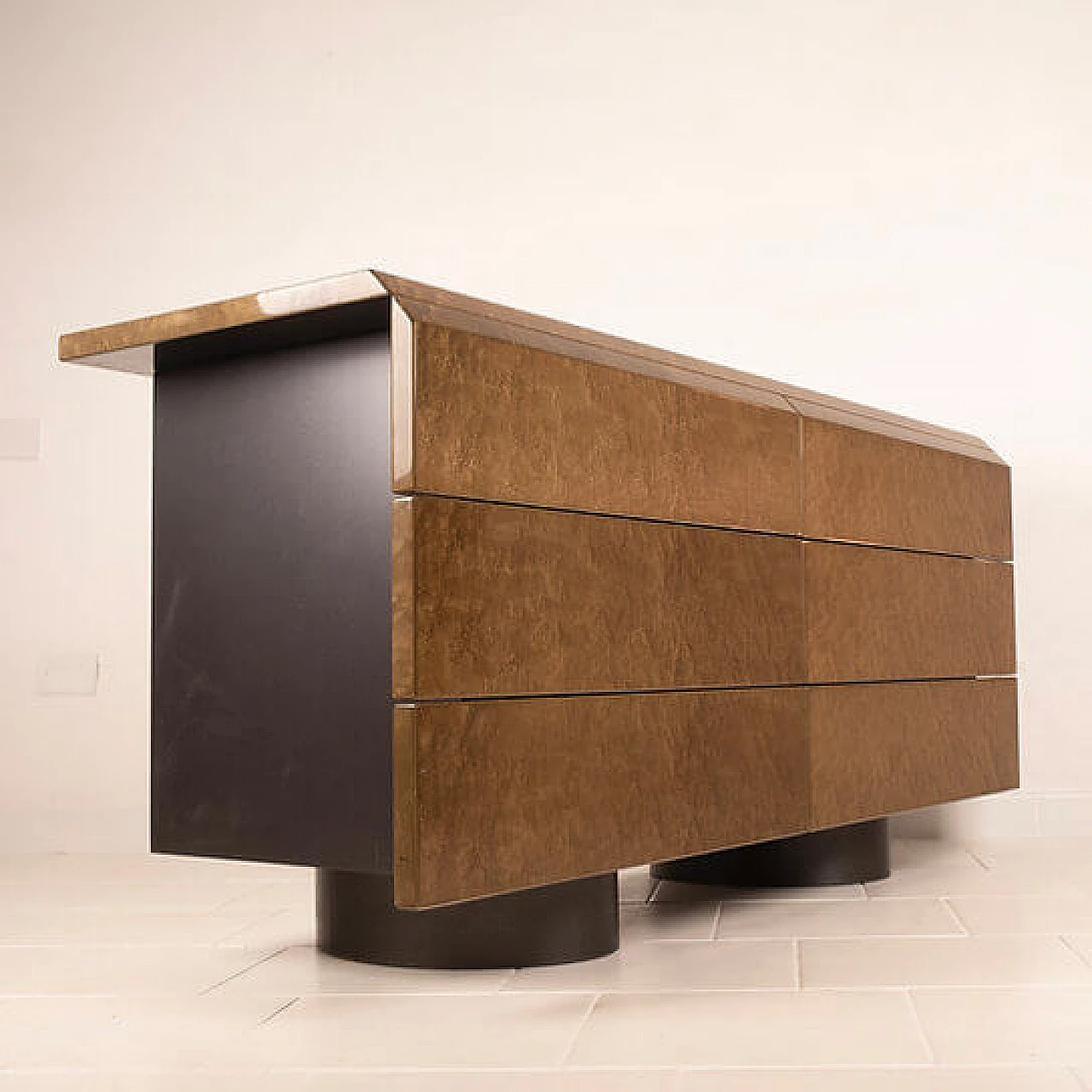 Lenox chest of drawers by Giovanni Offredi for Saporiti Italia, 1980s 14