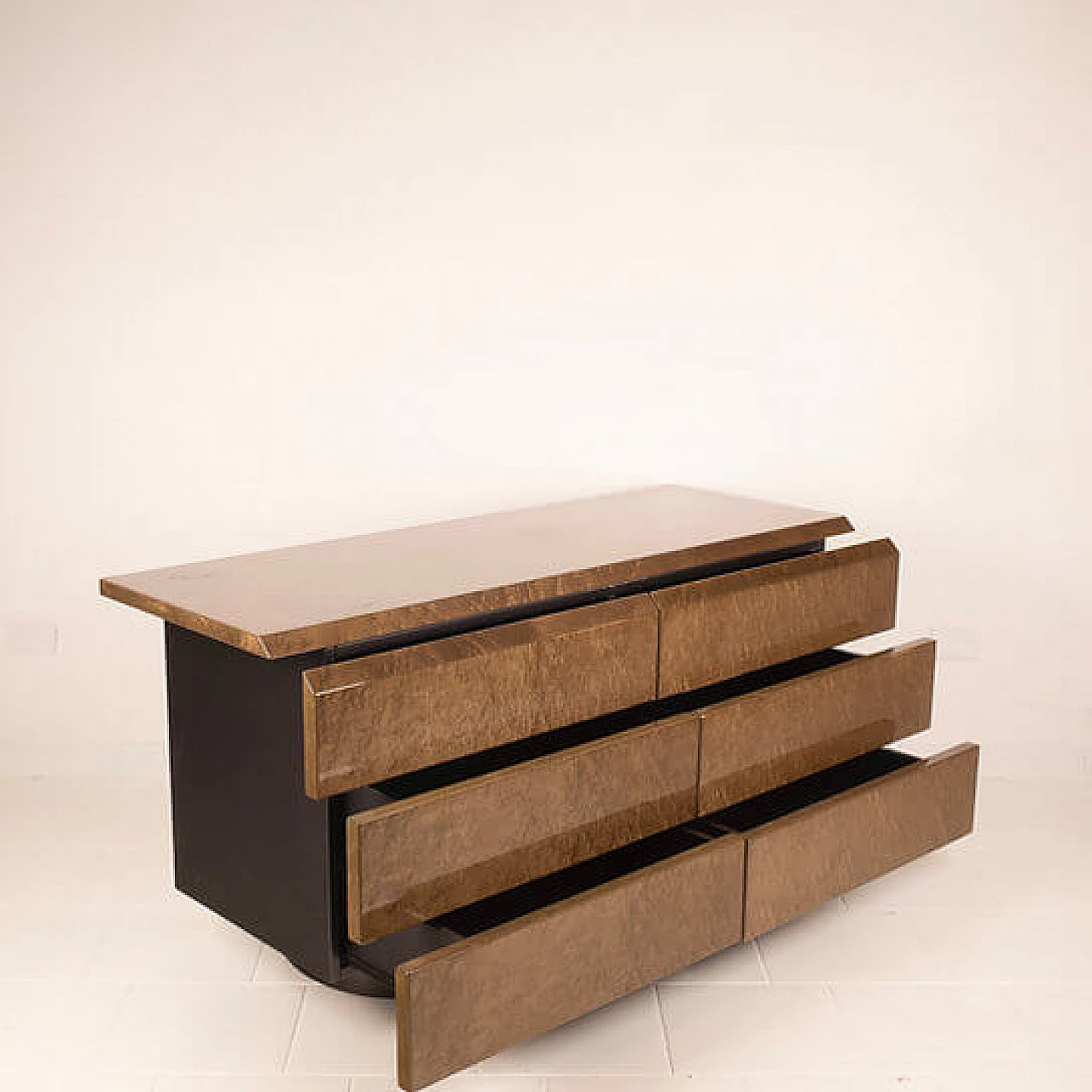Lenox chest of drawers by Giovanni Offredi for Saporiti Italia, 1980s 15
