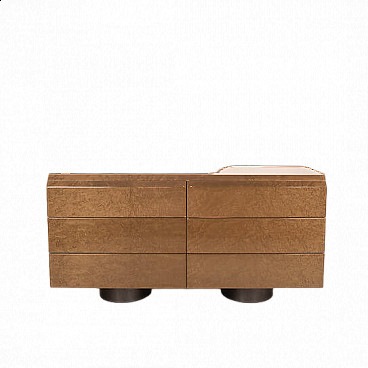 Lenox chest of drawers by Giovanni Offredi for Saporiti Italia, 1980s