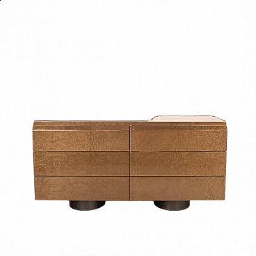 Lenox chest of drawers by Giovanni Offredi for Saporiti Italia, 1980s