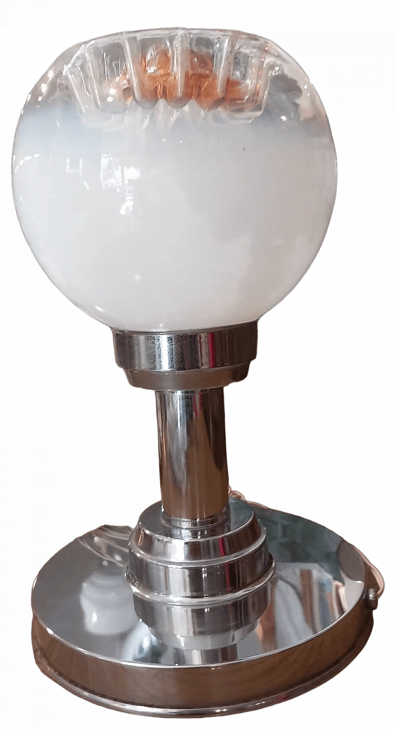 Lampada da tavolo di Toni Zuccheri per Mazzega, anni '70 5