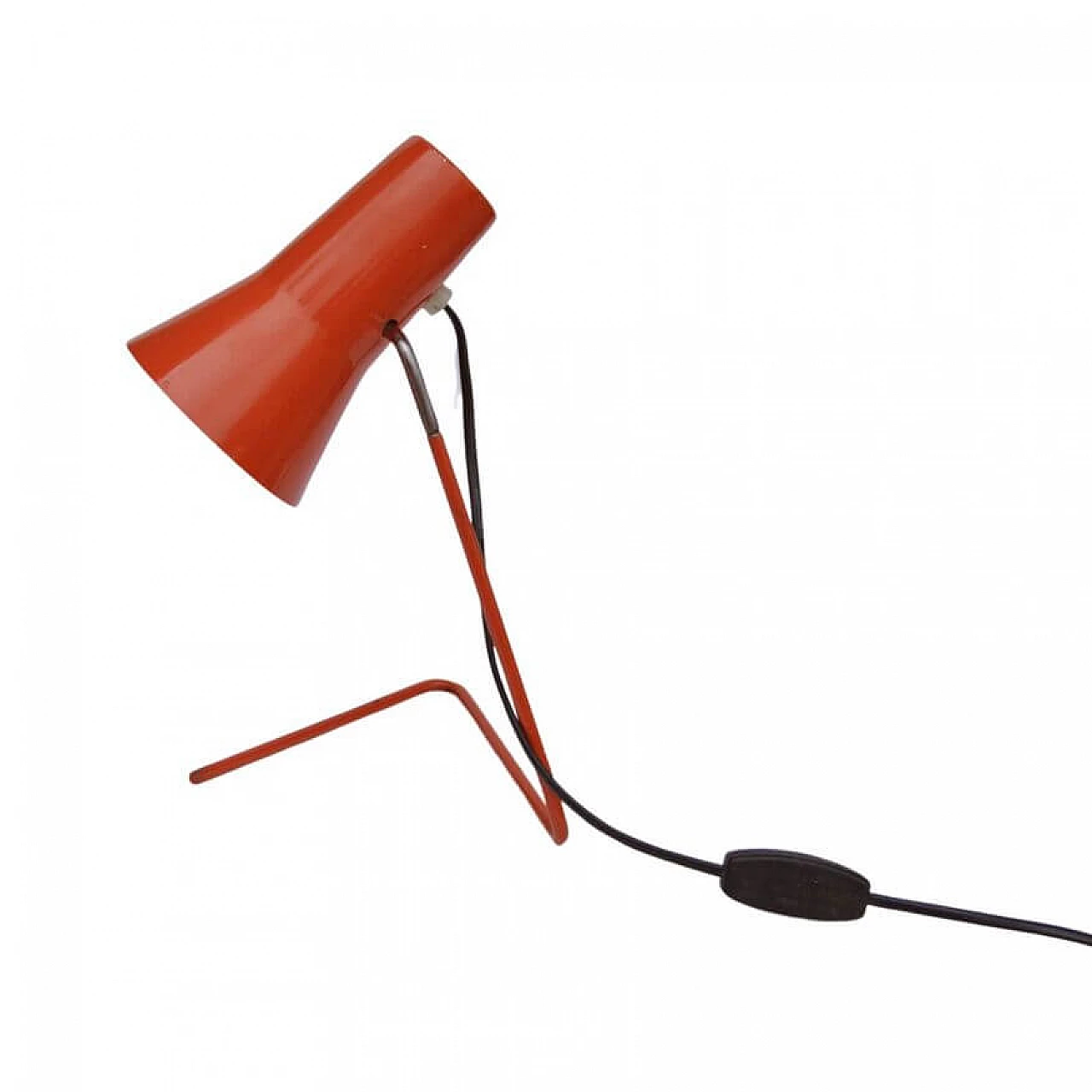 Table lamp 21616 red by Josef Hurka for Drupol, 1960s 3