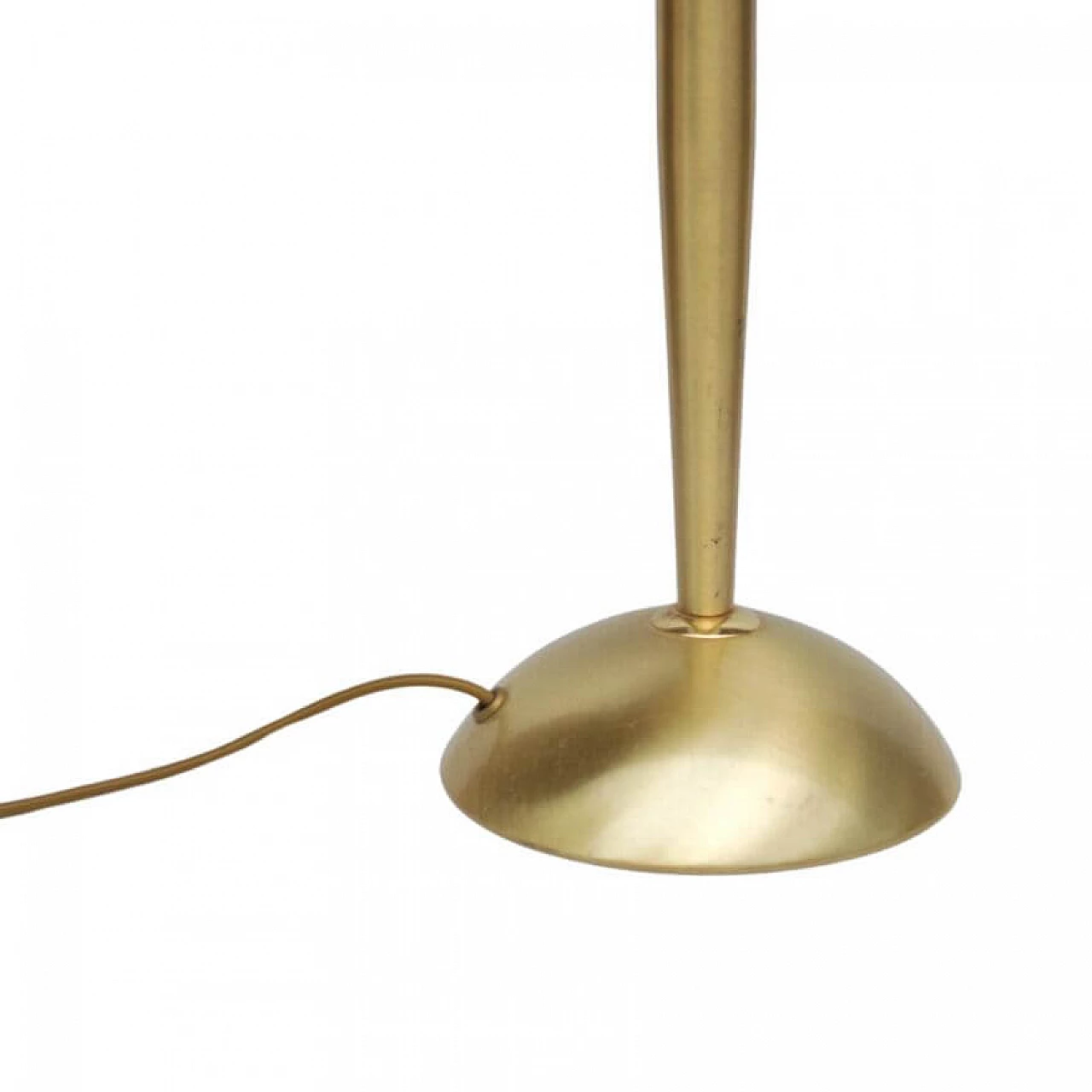 Brass and glass 173411 table lamp by Hufnagel Leuchten, 1980s 7