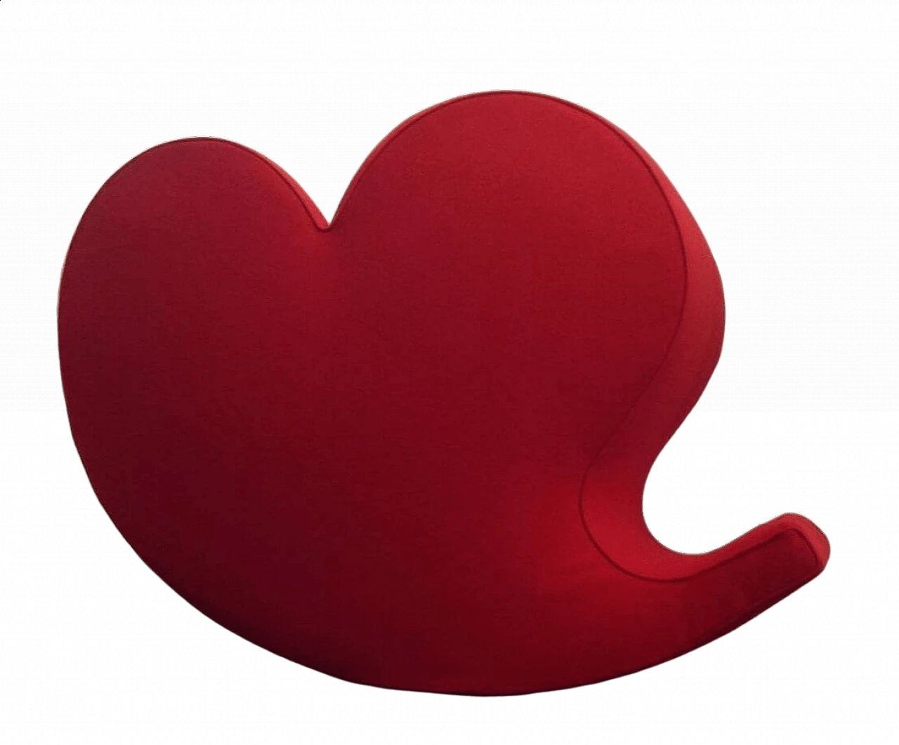 Poltrona Soft Heart in lana cotta rossa di Ron Arad per Moroso, anni '90 11