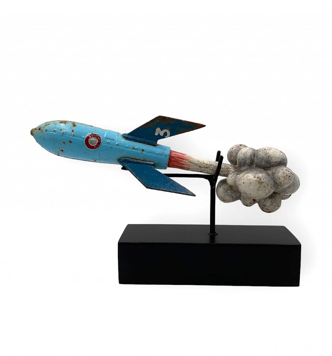 Lacquered iron rocket, early 20th century 1