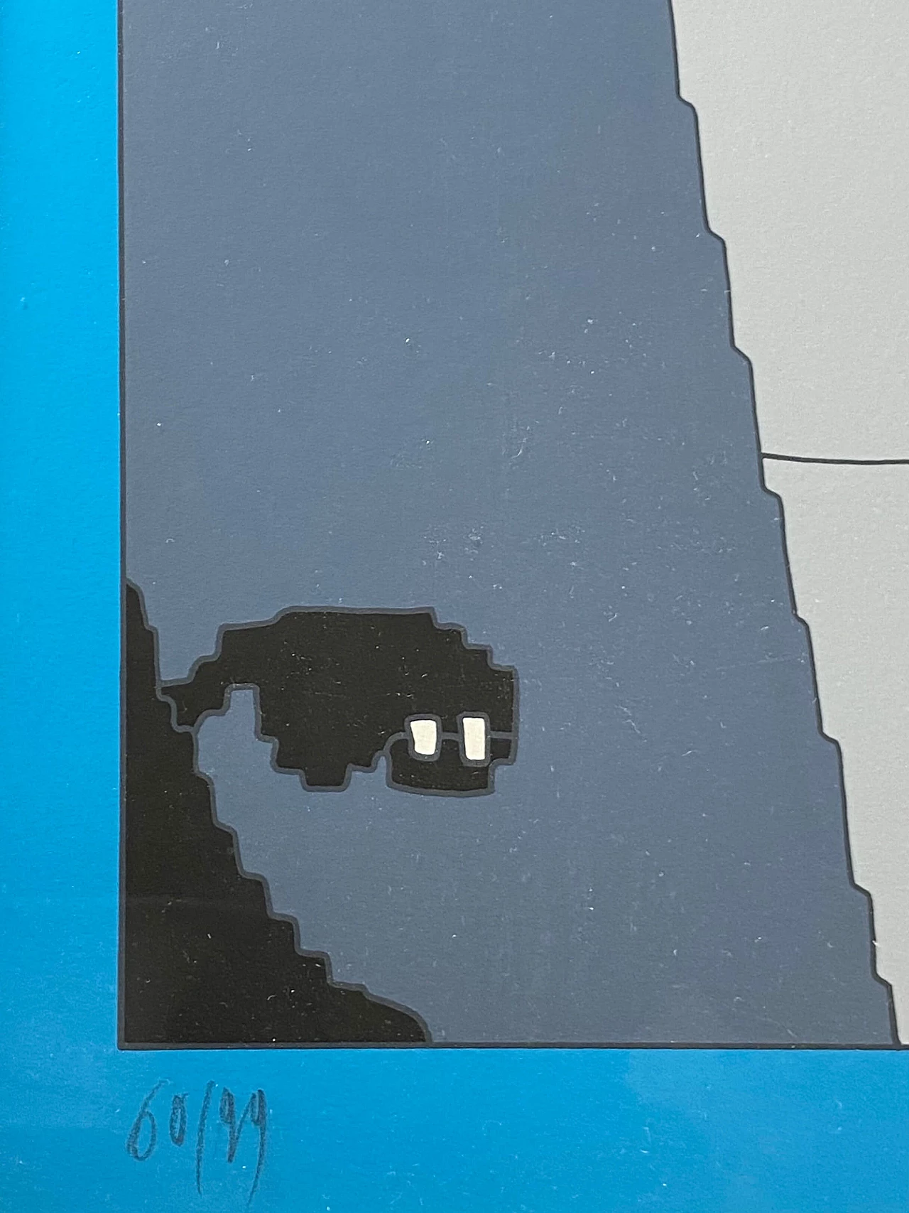 Ugo Nespolo, Garage, screen print, 1980s 12