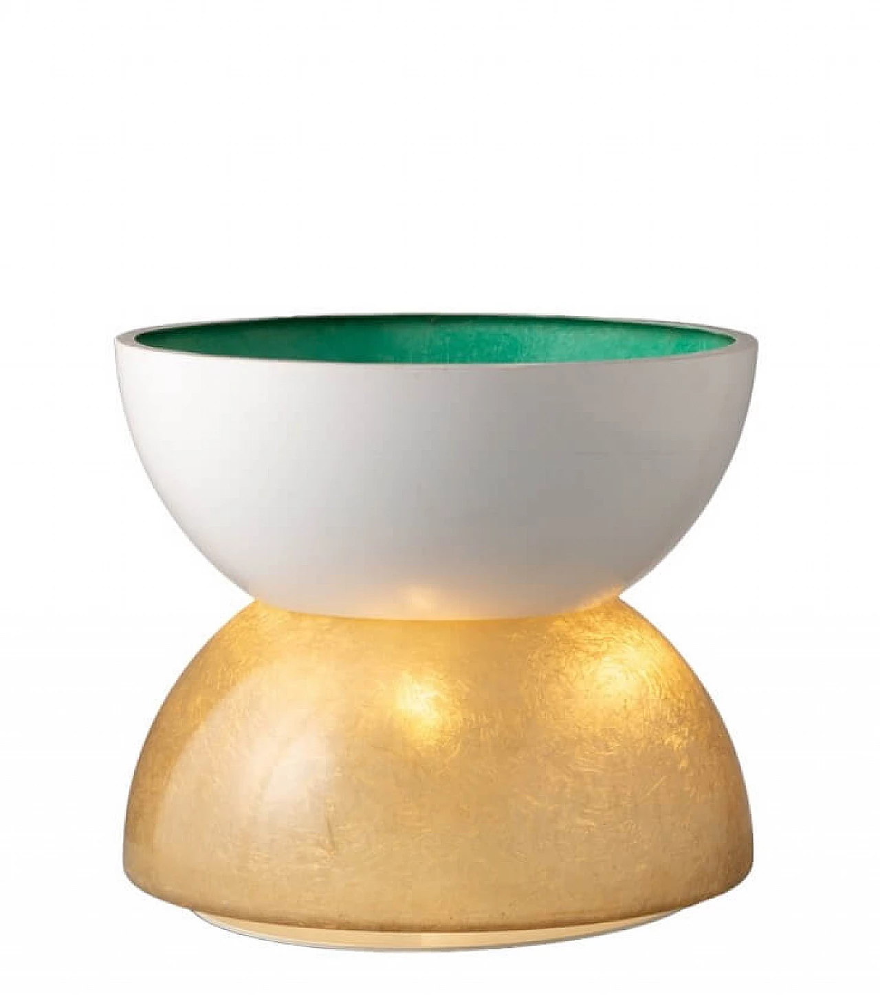 Lamp and planter in fiberglass by Luci Milano, 1970s 1