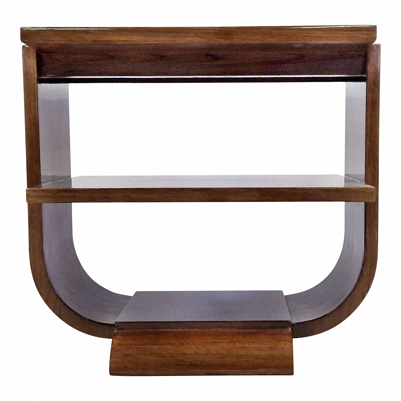 Art Deco style mahogany coffee table, 1980s 1