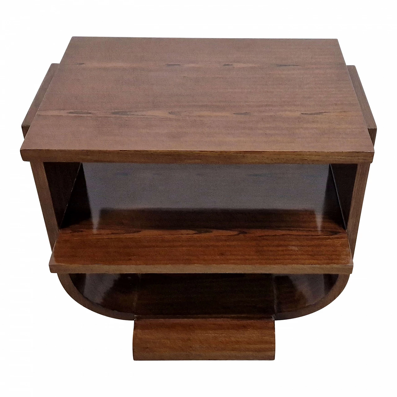Art Deco style mahogany coffee table, 1980s 3