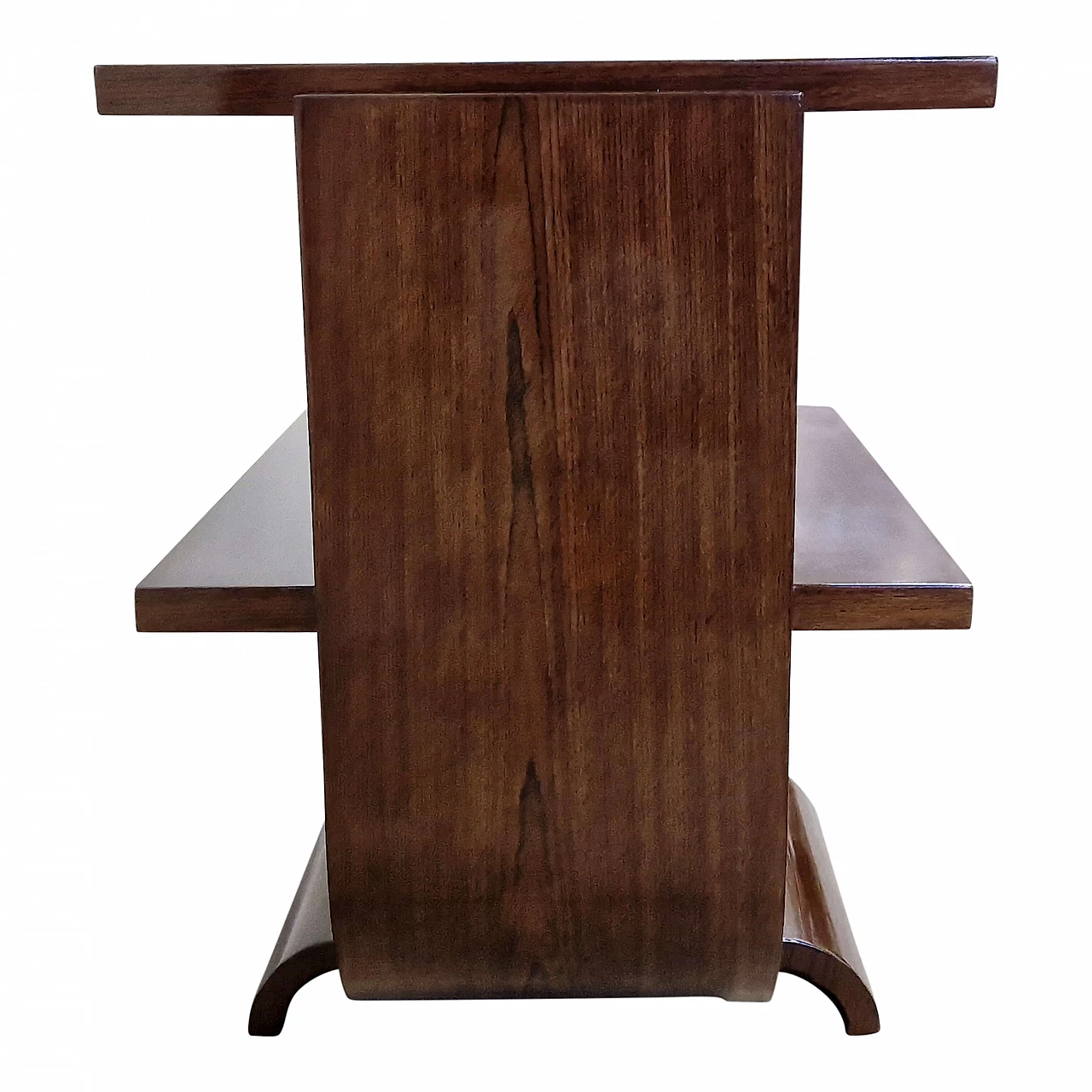 Art Deco style mahogany coffee table, 1980s 4