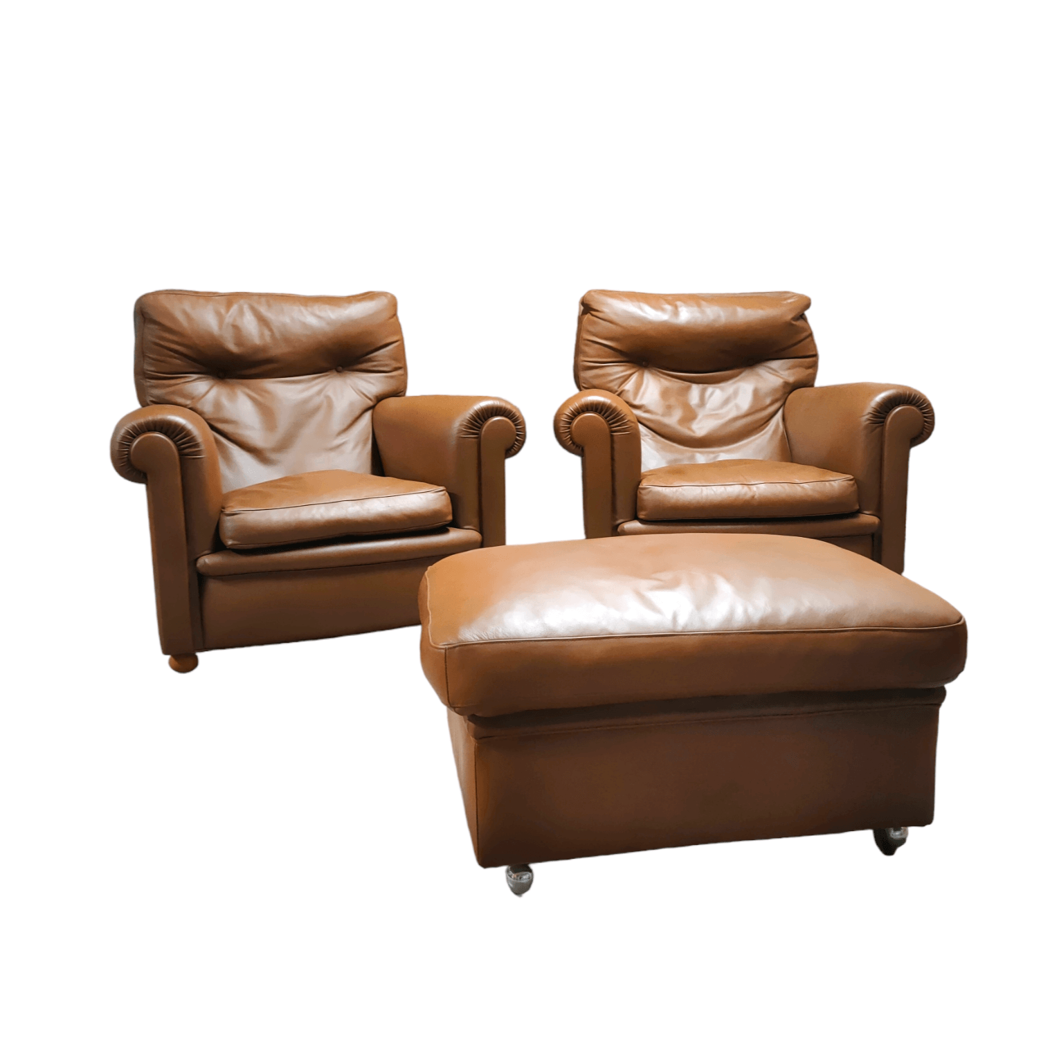 Poltrona Reclinabile Poltrona In Pelle Con Pouf Poltrona Relax