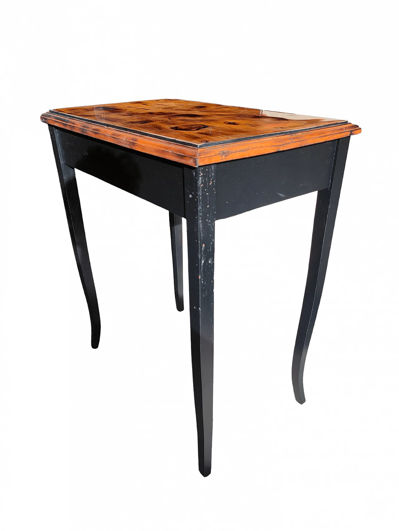 Tavolo con piano in compensato lucidato con resina, anni '50 2