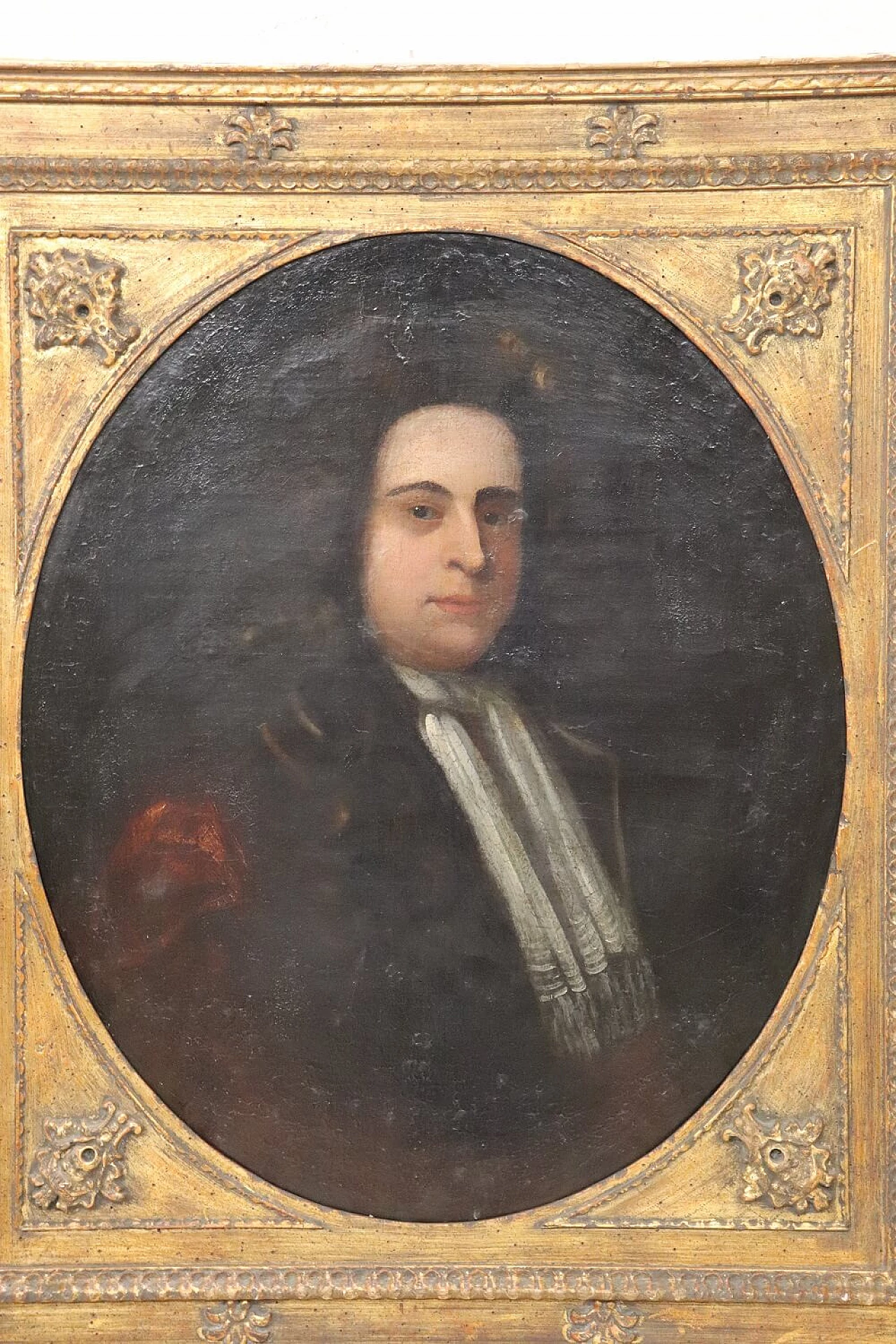 Portrait of gentleman, oil painting on canvas, 18th century 3