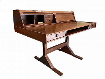 Wood desk by Gianfranco Frattini for Bernini, 1950s